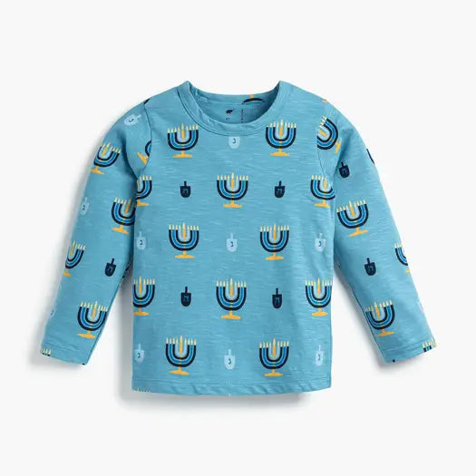 Hanukkah Celebration Long Sleeve Tee Cover