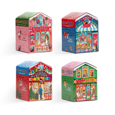 Christmas Market 100pc Puzzles Assrt Preview #2