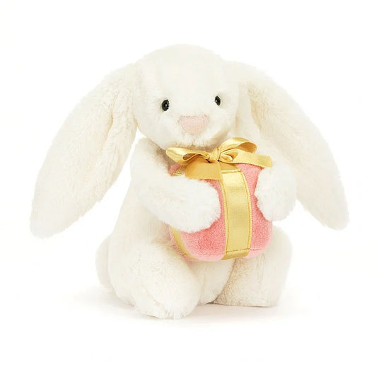 Tomfoolery Toys | Bashful Bunny w/Present