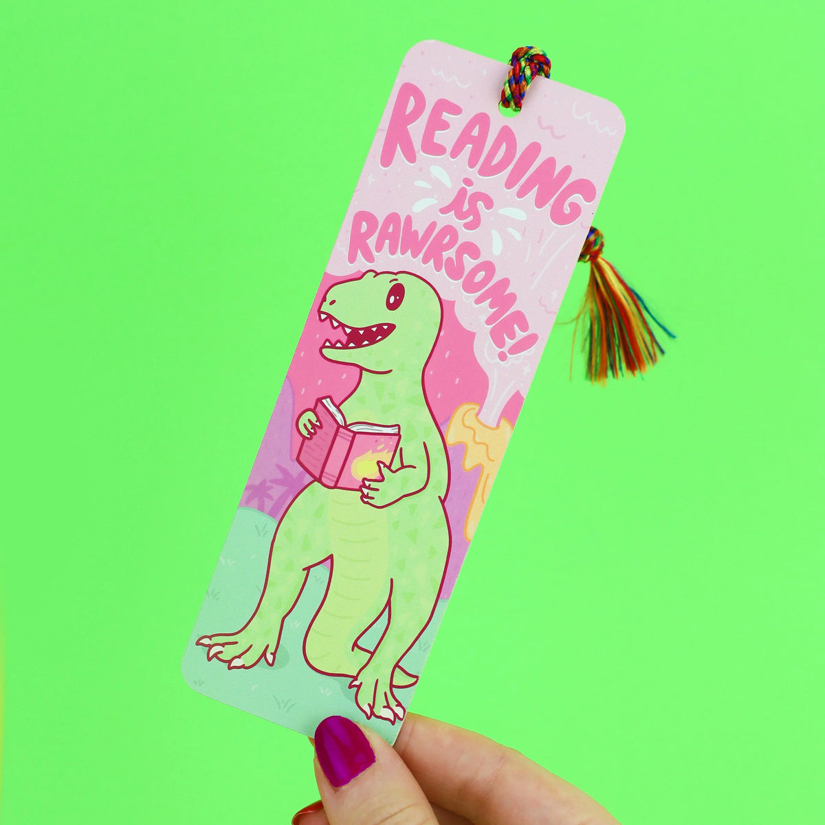 Reading Is Rawrsome Bookmark Cover