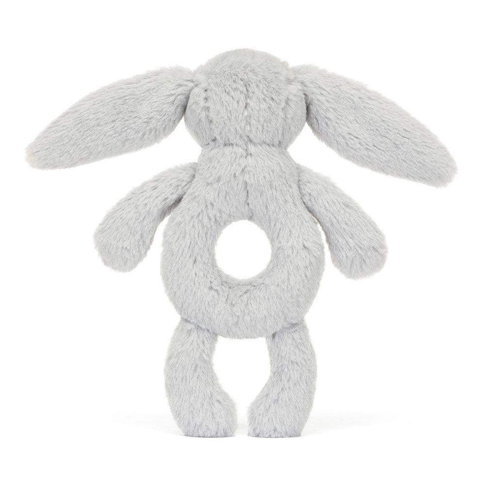 Grey Bashful Bunny Ring Rattle Cover