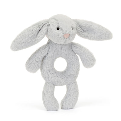Grey Bashful Bunny Ring Rattle Preview #1