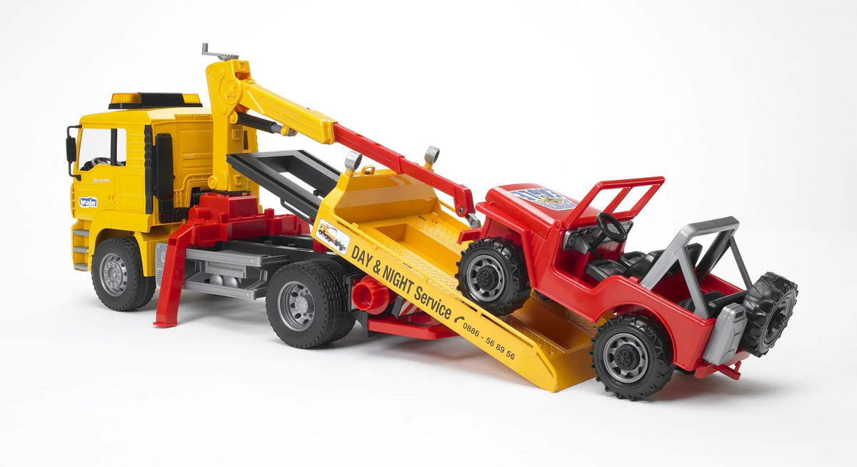 MAN TGA Breakdown Truck w/ Cross Country Vehicle Cover