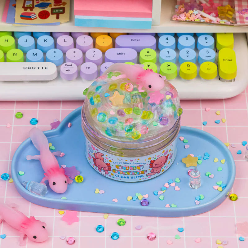 Baby Axolotl Clear Slime Preview #3