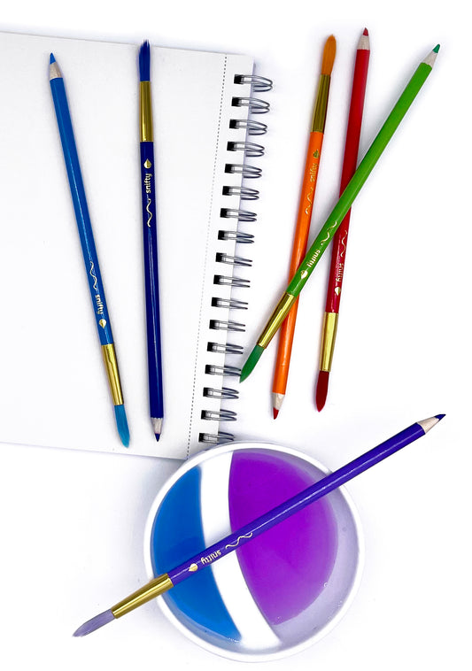 Tomfoolery Toys | Colorbrush Pencil & Paintbrush Set