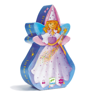 Fairy & Unicorn Silhouette Puzzle Preview #1