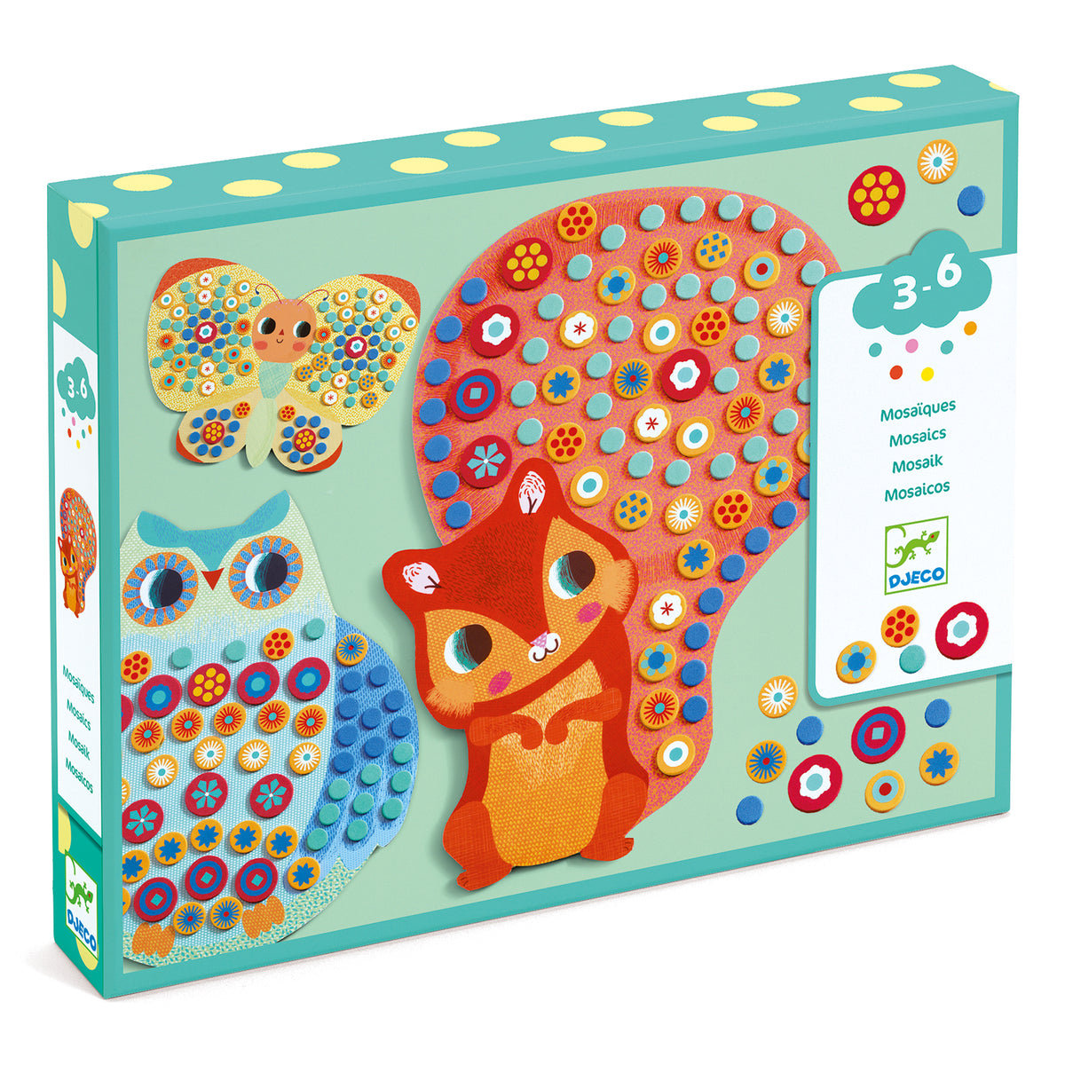 Millefiori Mosaic Collage Cover