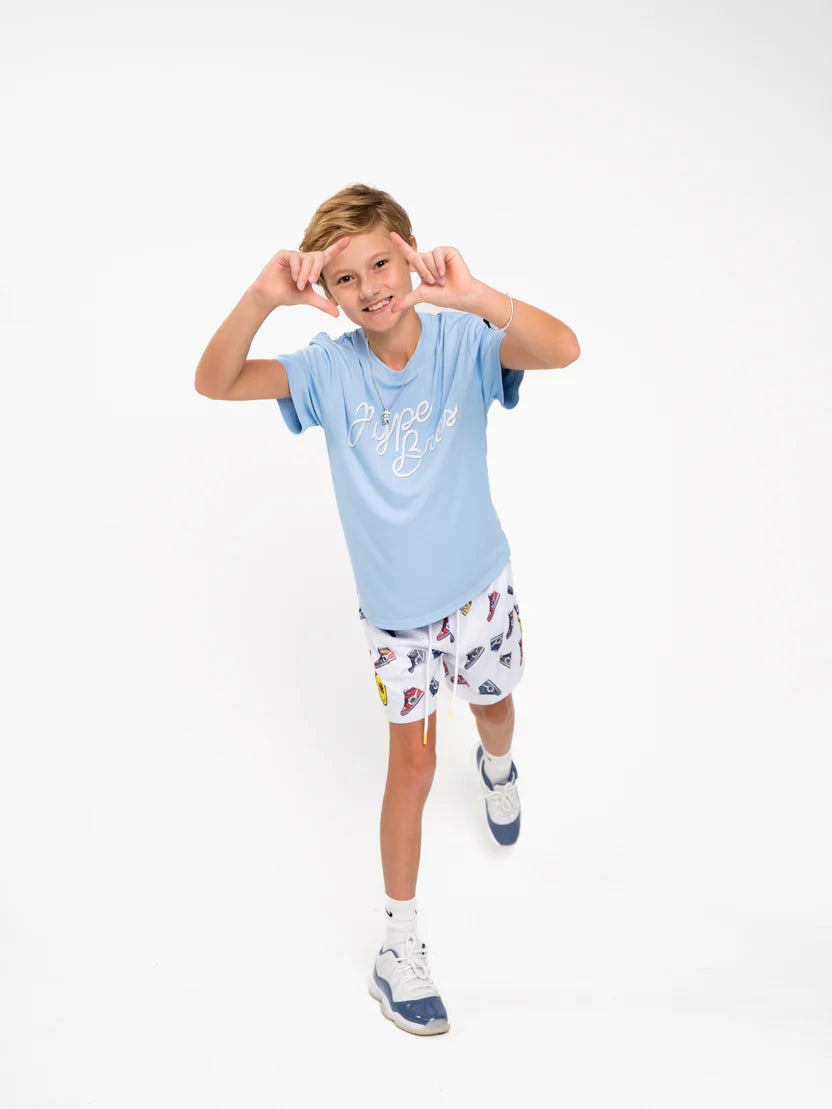 Tomfoolery Toys | HB Kickin'Hype Tee-Baby Blue