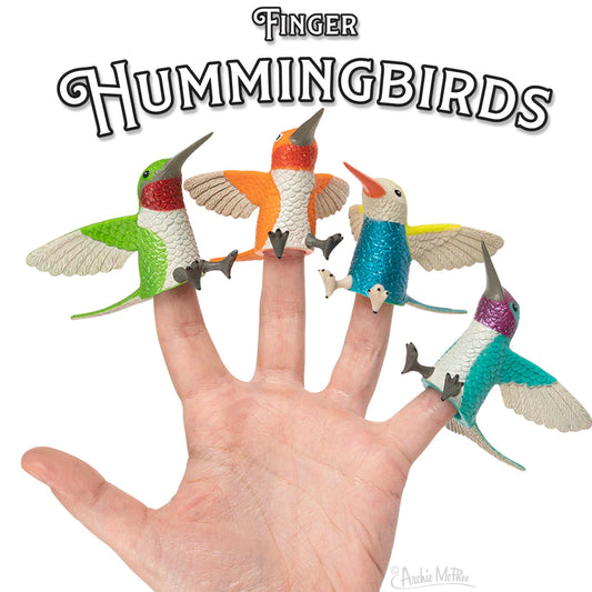 Tomfoolery Toys | Hummingbird Finger Puppet