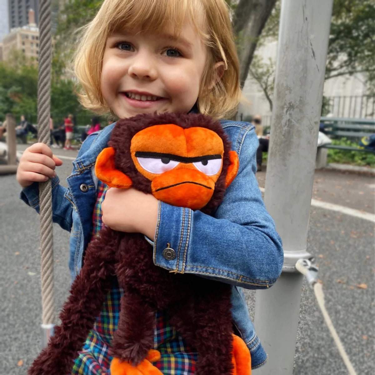 Grumpy Monkey Plush Cover