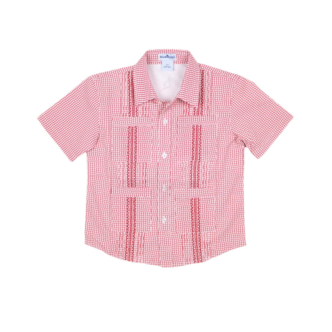 Tomfoolery Toys | Red Game Day Guayabera