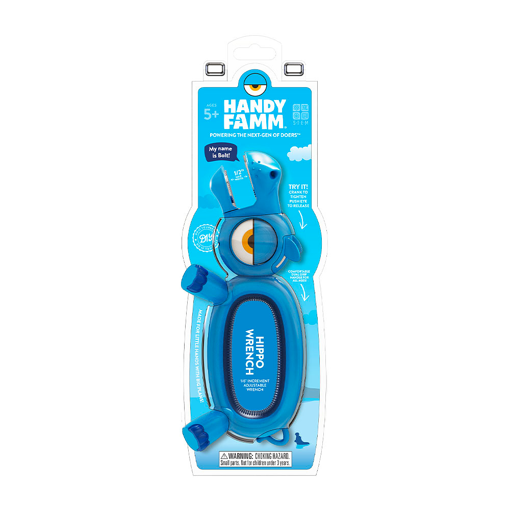 Bolt the Blue Hippo Wrench Cover