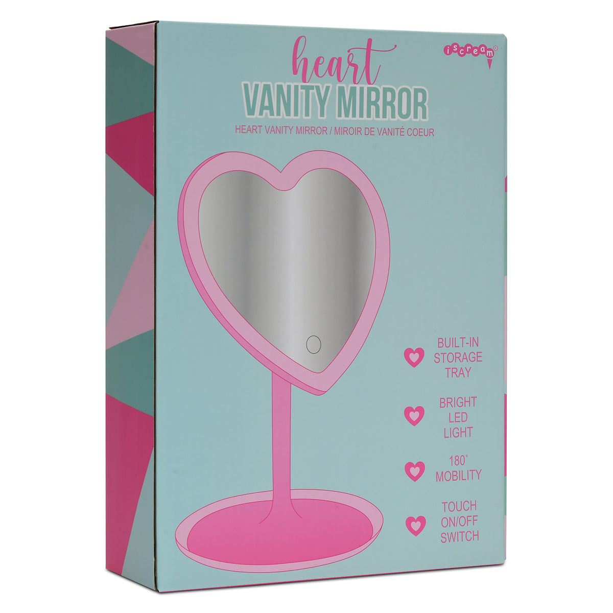 Heart Vanity Mirror Cover