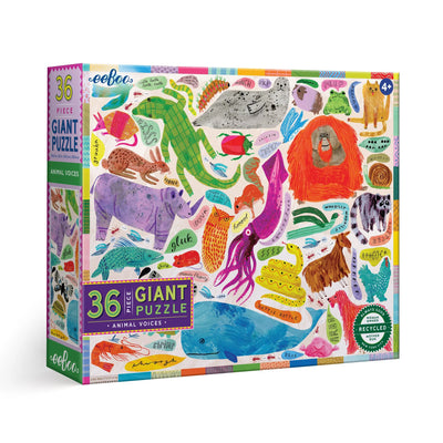 Animal Voices 36pc Giant Puzzle Preview #1