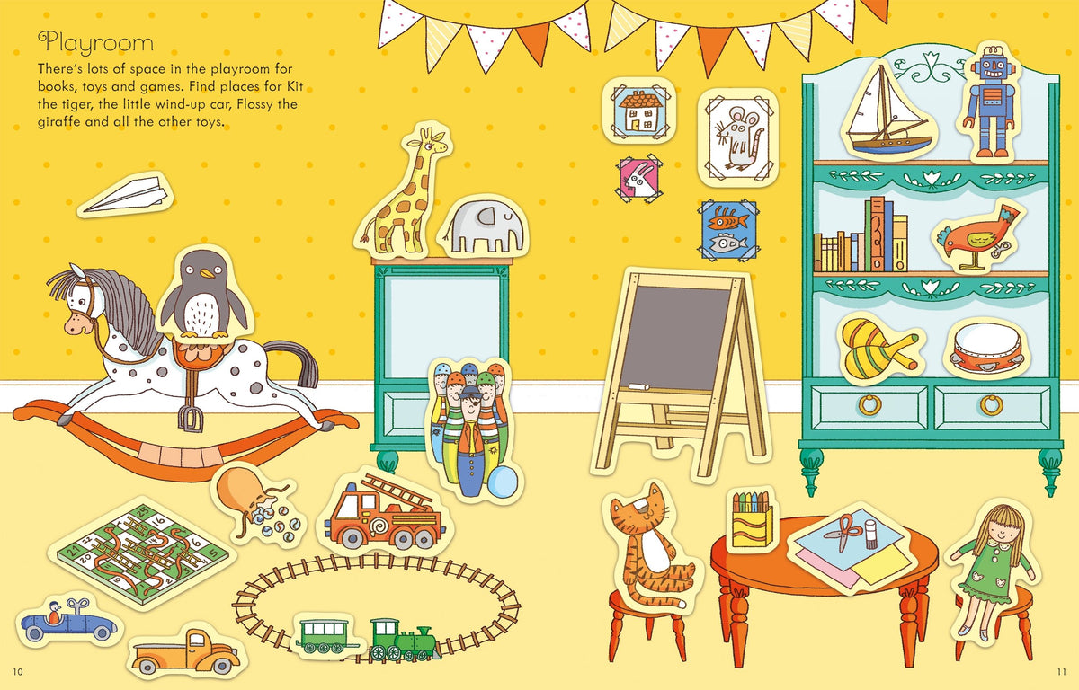 First Sticker Book Dollhouse Cover