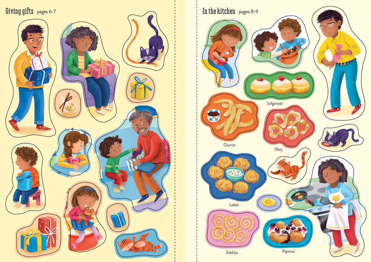Little First Stickers Hanukkah Cover