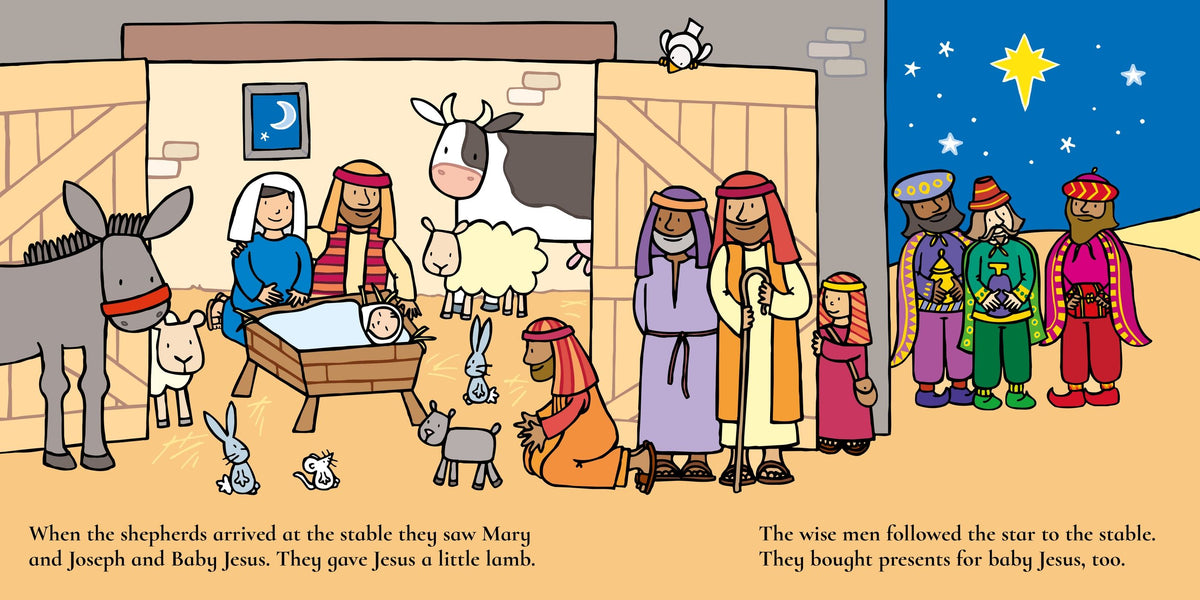 The Nativity Usborne Touchy Feely Cover