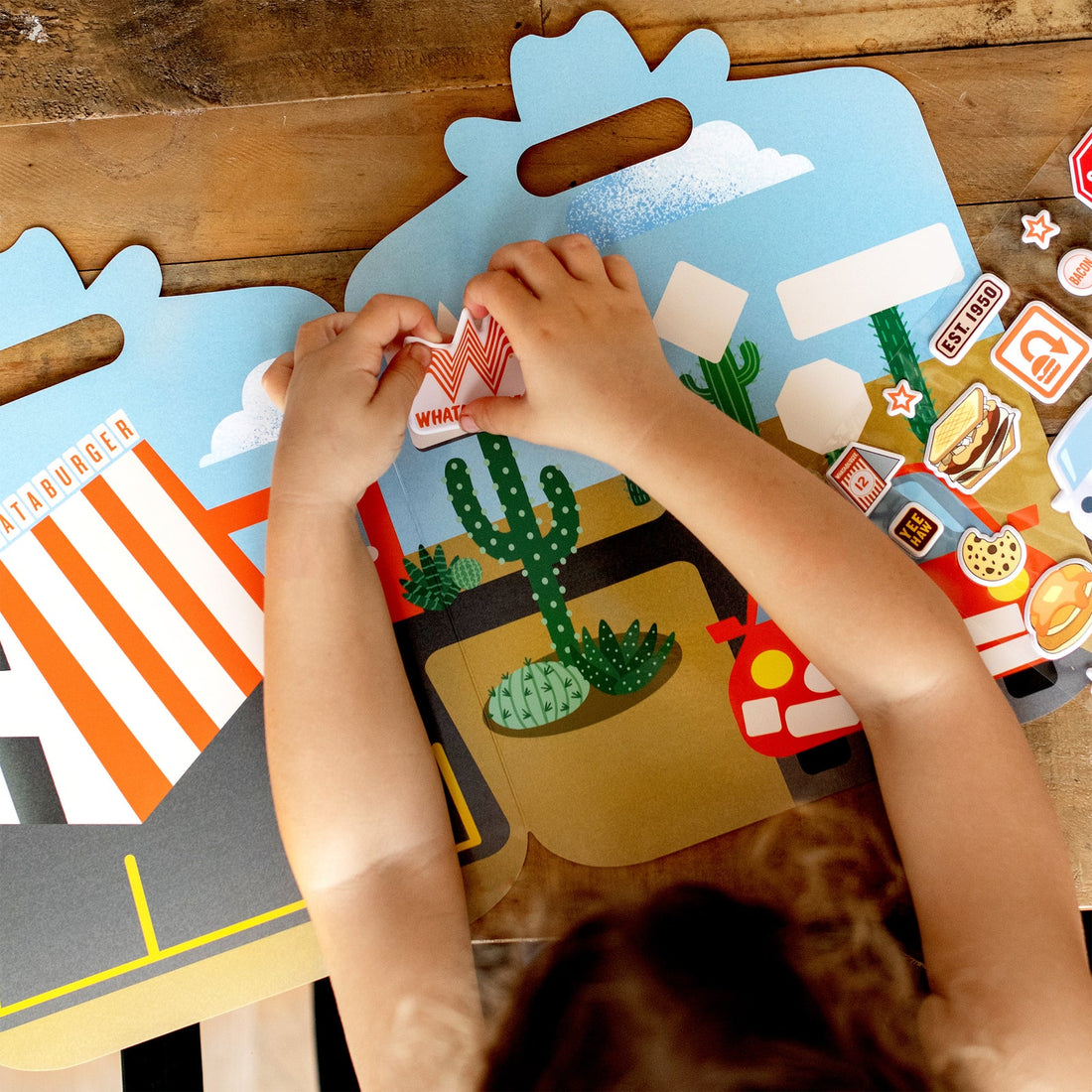 Whataburger Little Foodies Sticker Play Set Preview #2