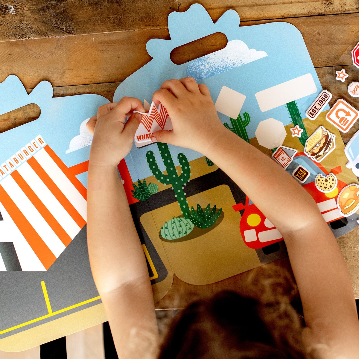 Whataburger Little Foodies Sticker Play Set Cover