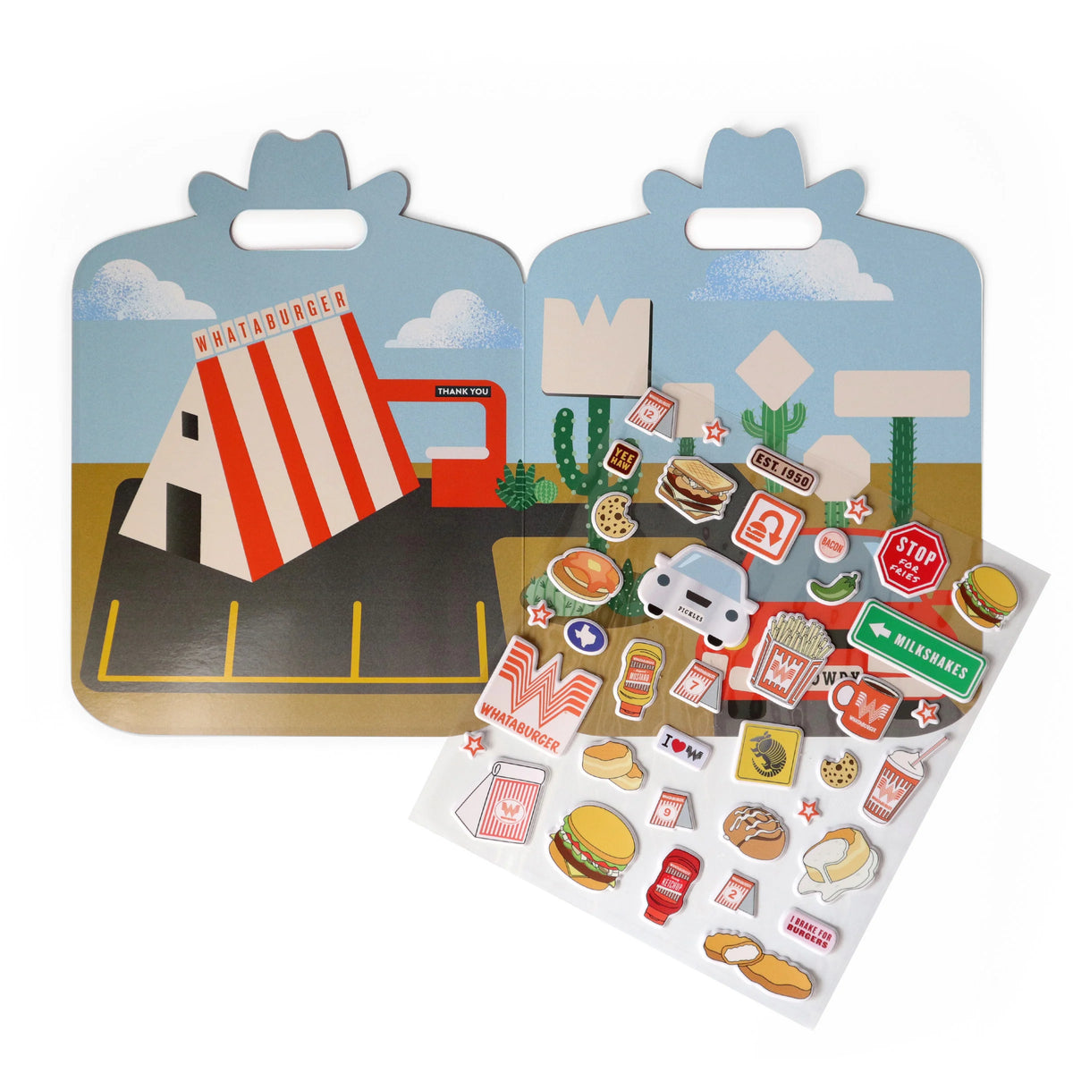 Whataburger Little Foodies Sticker Play Set Cover