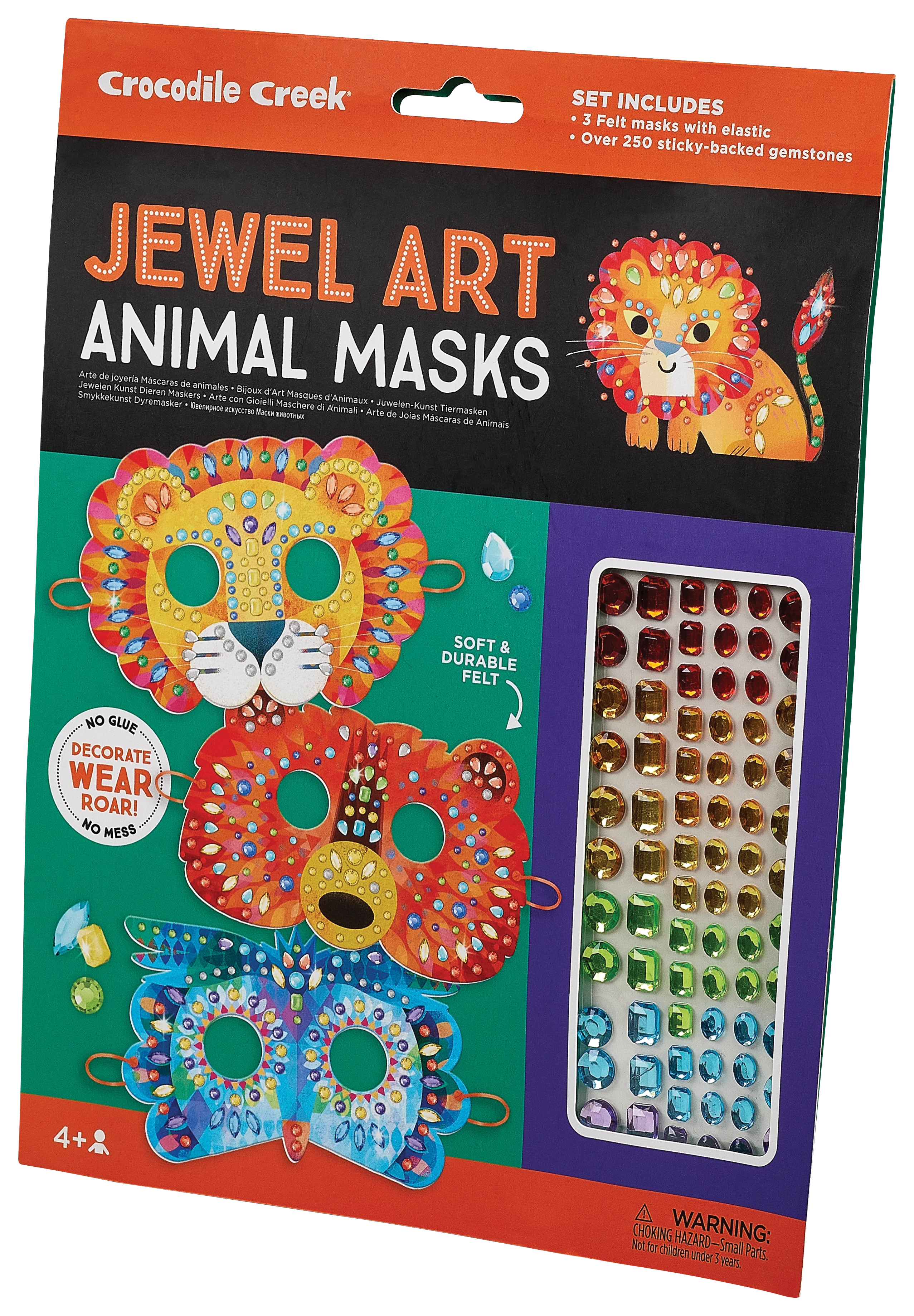 Tomfoolery Toys | Animal Masks Jewel Art