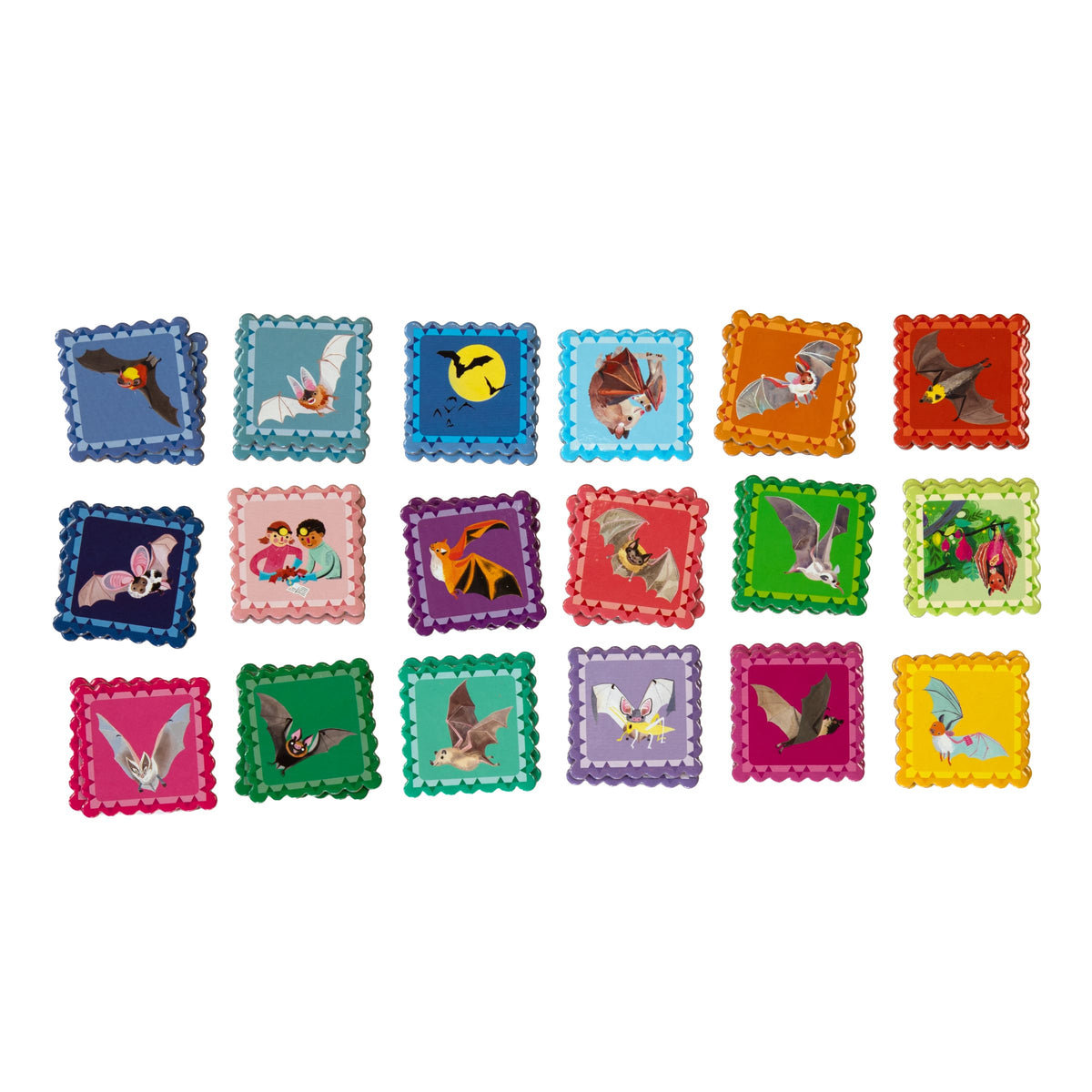 Bats, Little Square Matching Game Cover