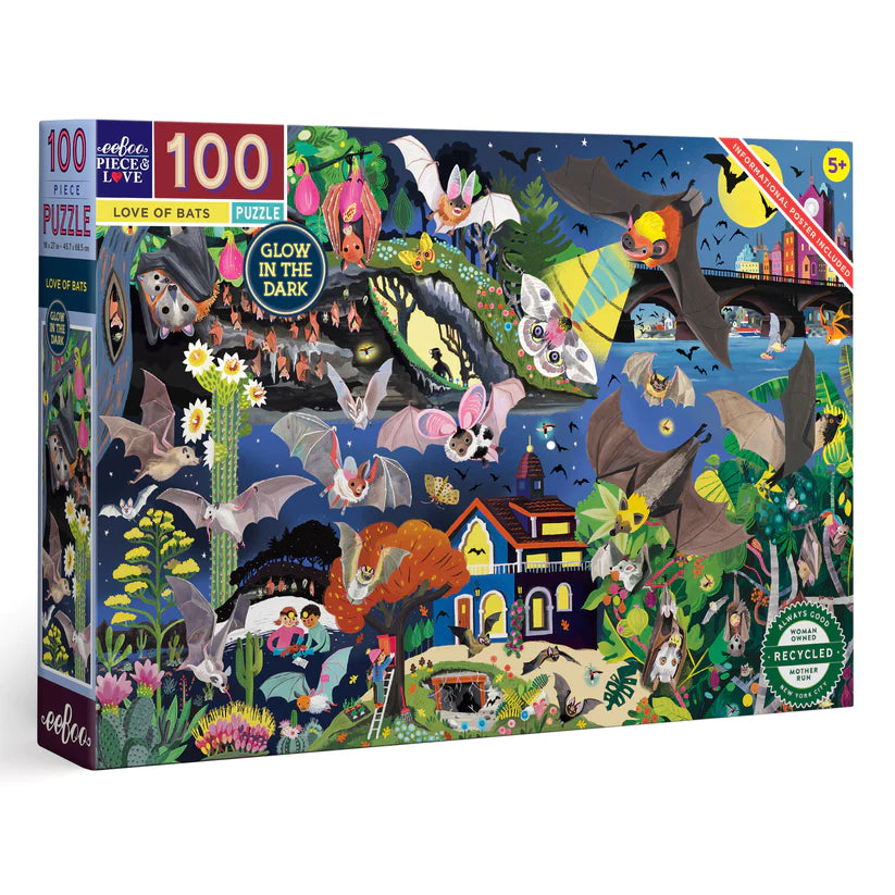 Love of Bats Glow in the Dark Puzzle Cover