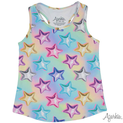 Metallic Stars Racer Back Tank Preview #1
