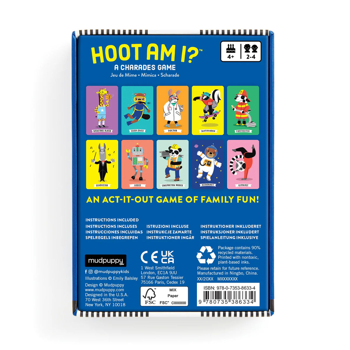 Hoot I Am? Charades game Cover