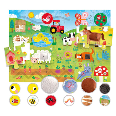 Tactile Farm Montessori Puzzle Preview #2