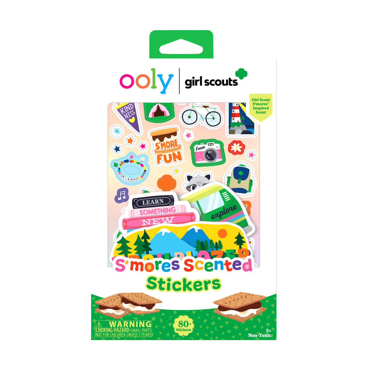 Tomfoolery Toys | Girl Scouts S'Mores Scented Stickers