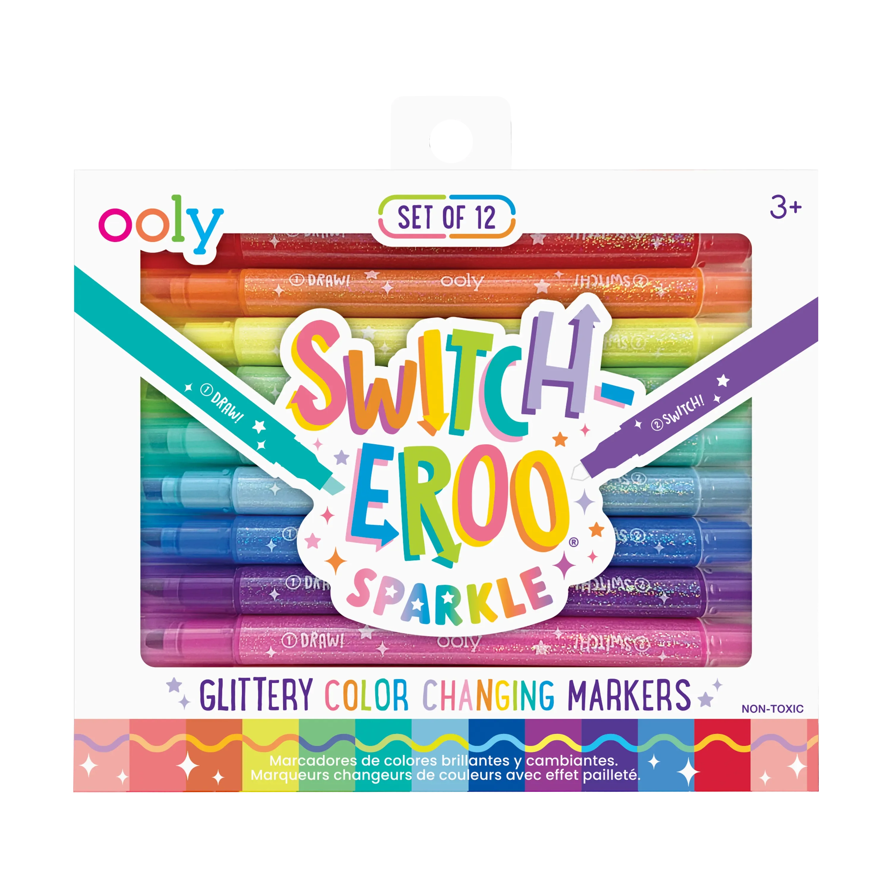 Tomfoolery Toys | Switch-Eroo Sparkle Markers