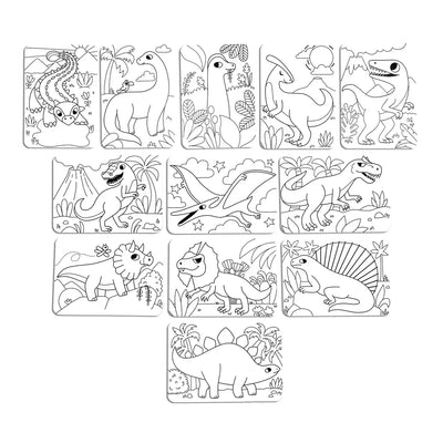 Dino Tales Undercover Art Hidden Patterns Preview #3