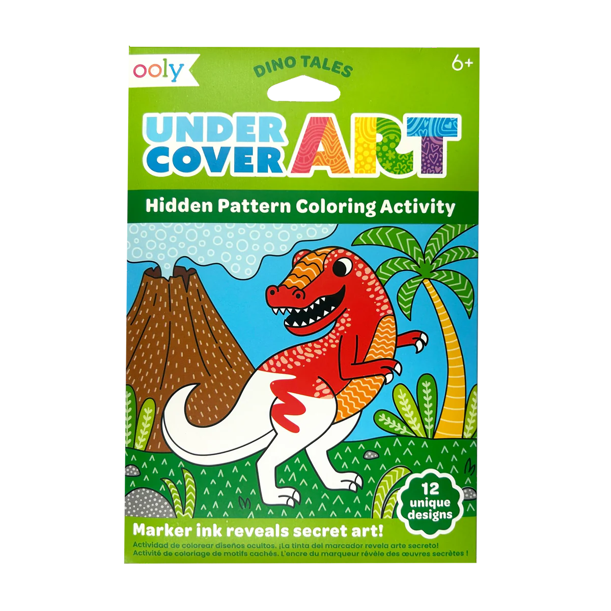 Dino Tales Undercover Art Hidden Patterns Cover
