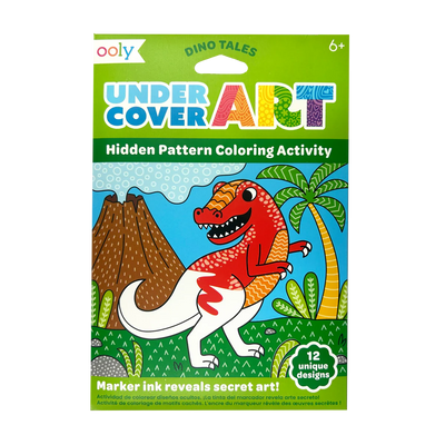 Dino Tales Undercover Art Hidden Patterns Preview #1