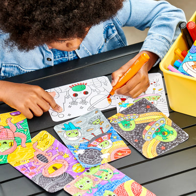 Dino Tales Undercover Art Hidden Patterns Preview #4
