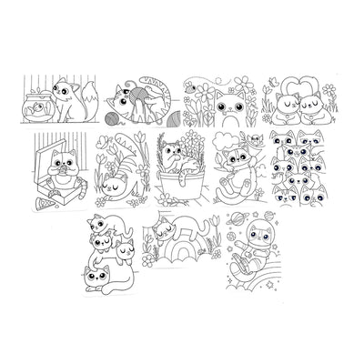 Smitten Kittens Undercover Art Hidden Patterns Preview #4