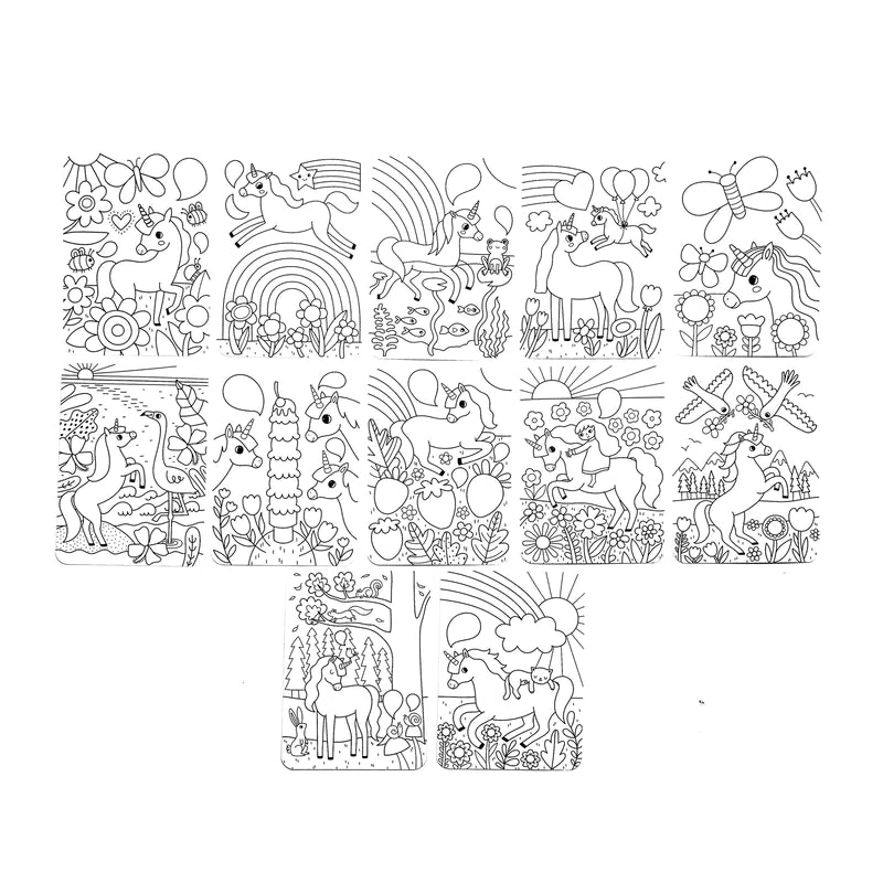 Unicorn Friends Undercover Art Hidden Patterns Cover