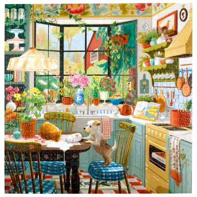 Springtime Kitchen 1000pc Puzzle Preview #2