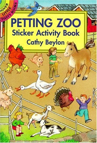 Petting Zoo Sticker Activity Book Cover