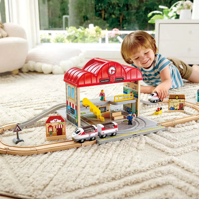 Portable Train Station Set Preview #2