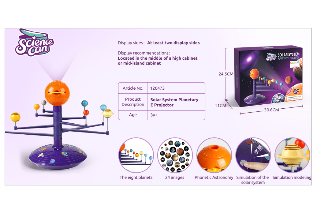 Solar System Planetary Projector Cover