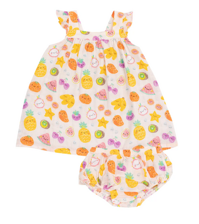 Tropical Market Fruit Sundress Preview #1