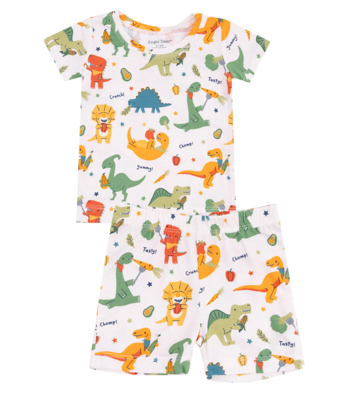 Veggie Dinos Loungewear Short Set Cover
