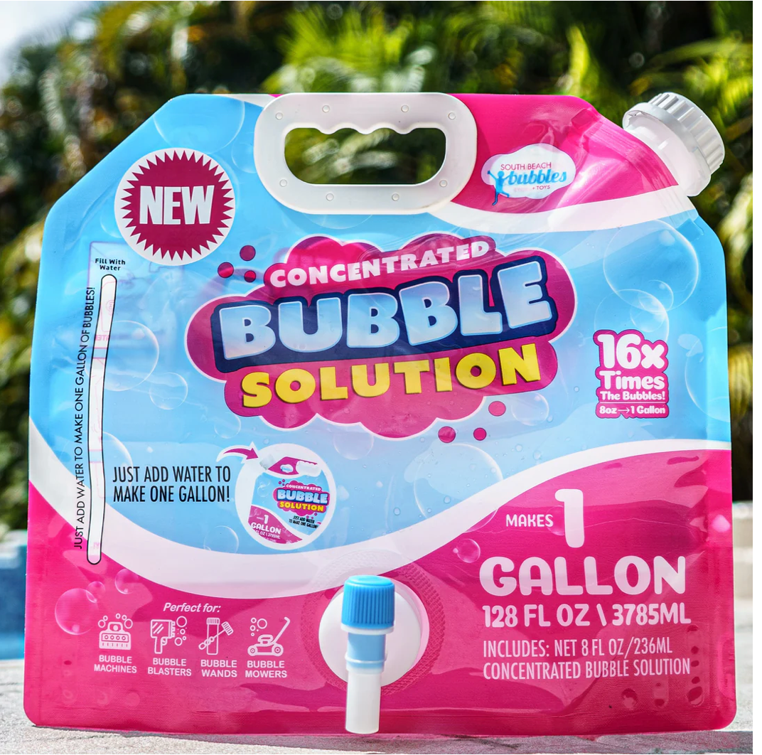Concentrated Bubble Solution Spouted Refill Pouch Cover