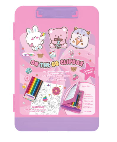 Tomfoolery Toys | Critters On-The-Go Clipbox