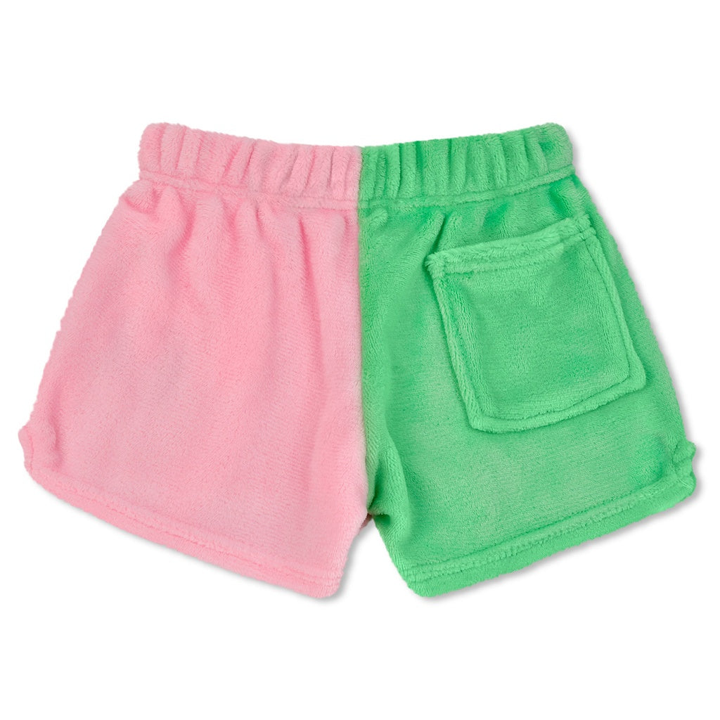 Strawberry Color Block Shorts Cover