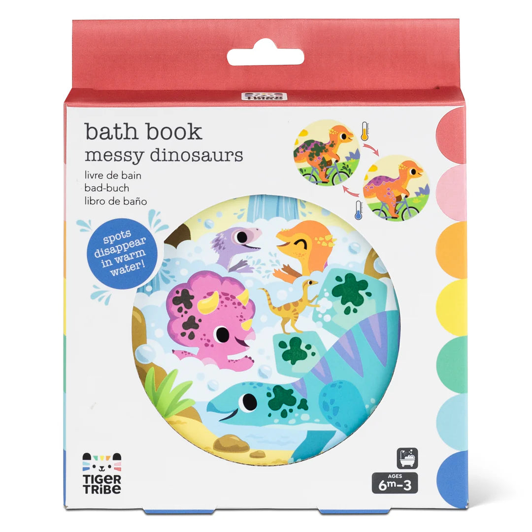 Messy Dinosaurs Bath Book Cover