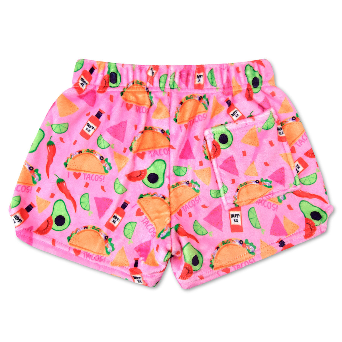 Tasty Taco Plush Shorts Cover