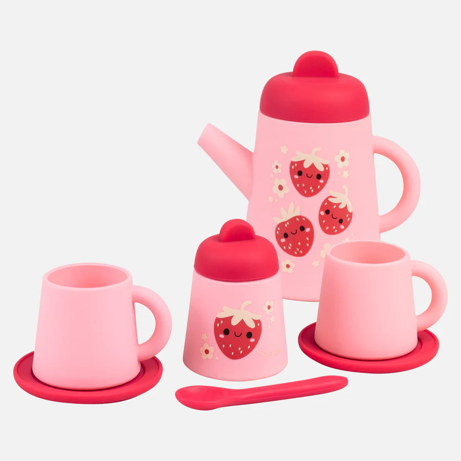 Strawberry Patch Silicone Tea Set Cover